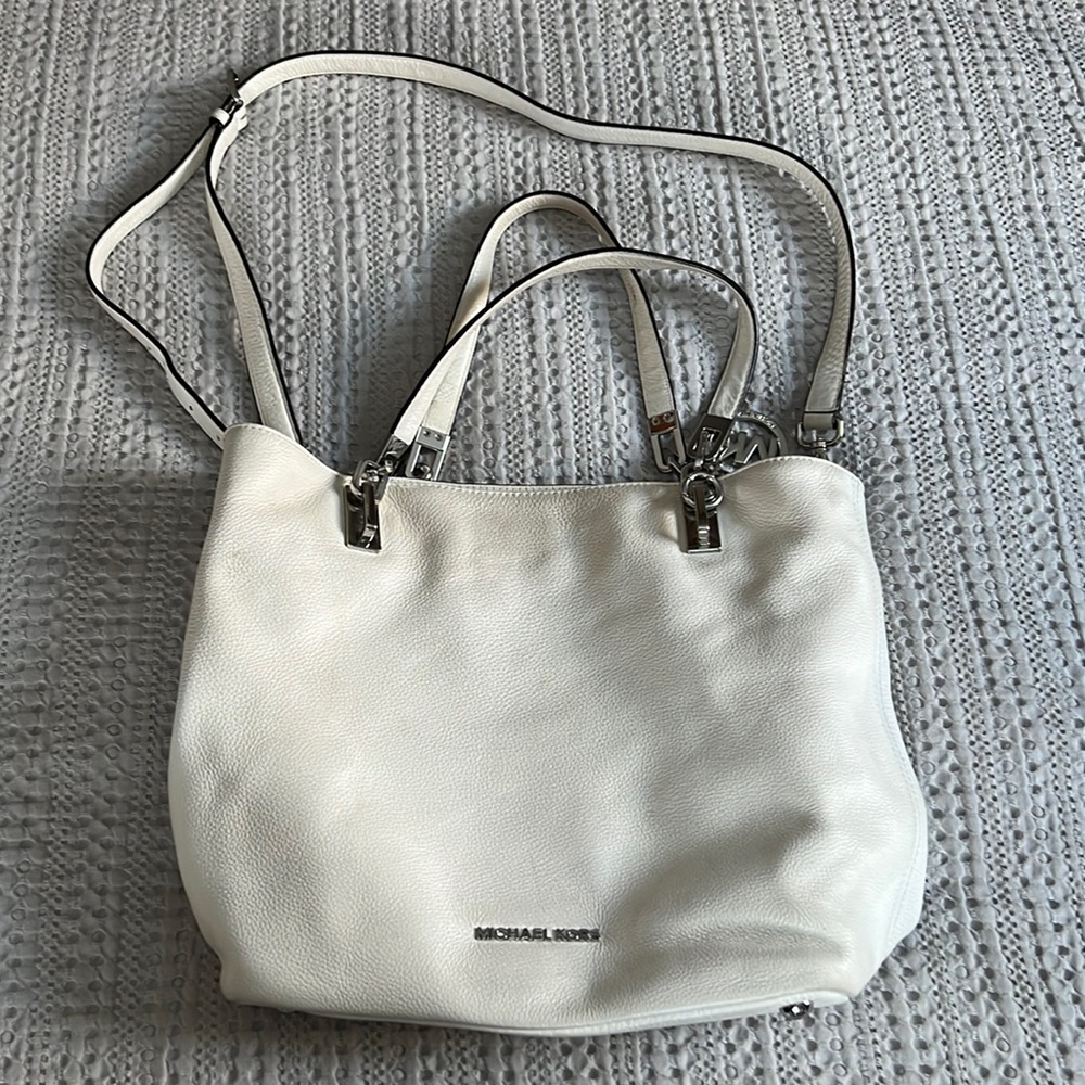 Michael Kors white purse